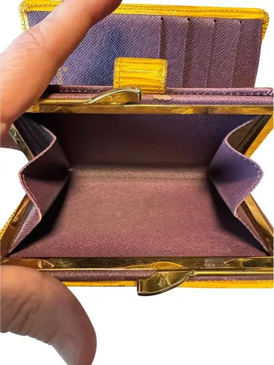 Louis Vuitton Yellow Epi Leather Wallet - Picture 6 of 9